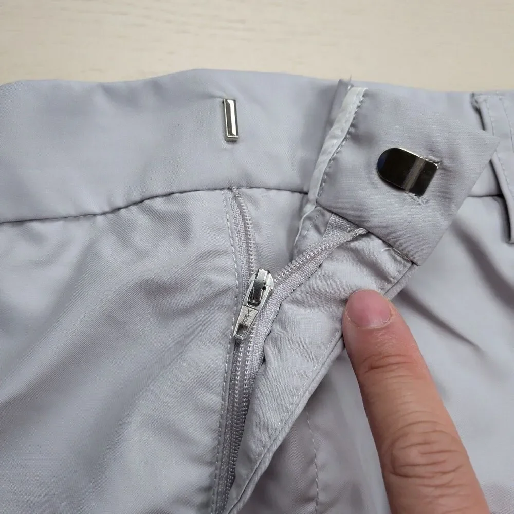 J Lindeberg Pants Mens 36x32 Golf Regular Fit Micro Twill‎ Straight Leg Gray
